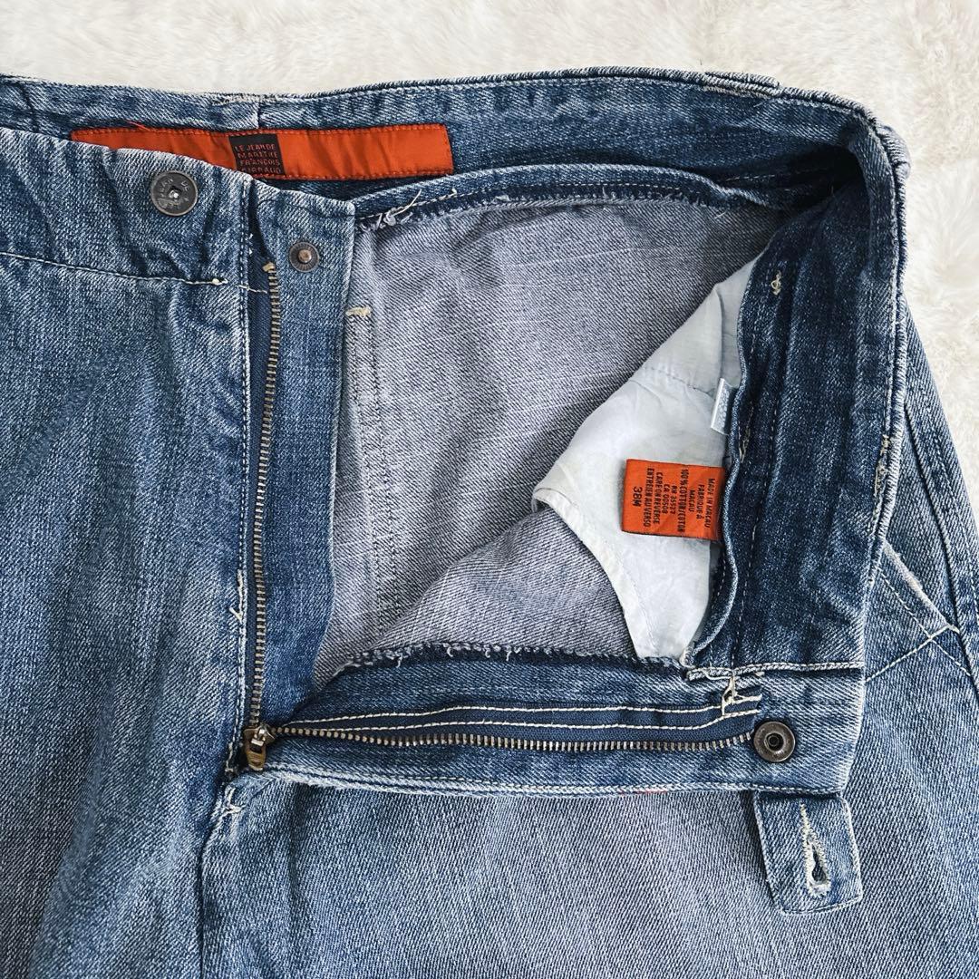 マリテフランソワジルボー シャトルパンツ 極太w38バギーデニム