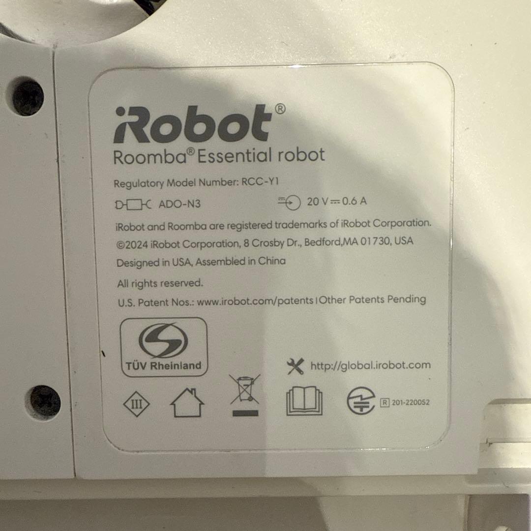 国内正規品 iRobot ルンバ 吸引＋水拭き 2024年10月購入