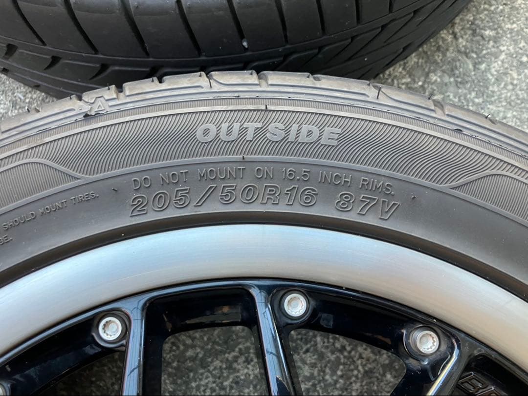 VW6Rポロ使用／VWゴルフ4純正 BBSホイール & タイヤセット