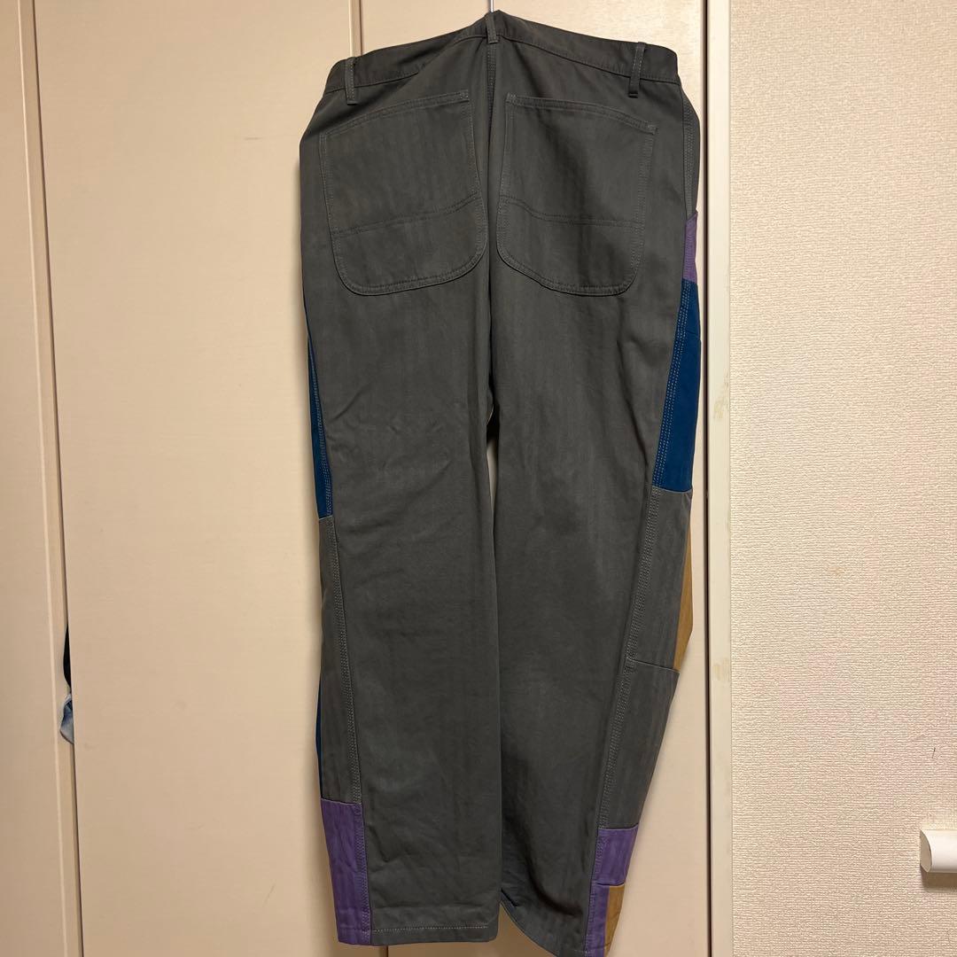 コムデギャルソンパッチワーク マルチカラーパンツ