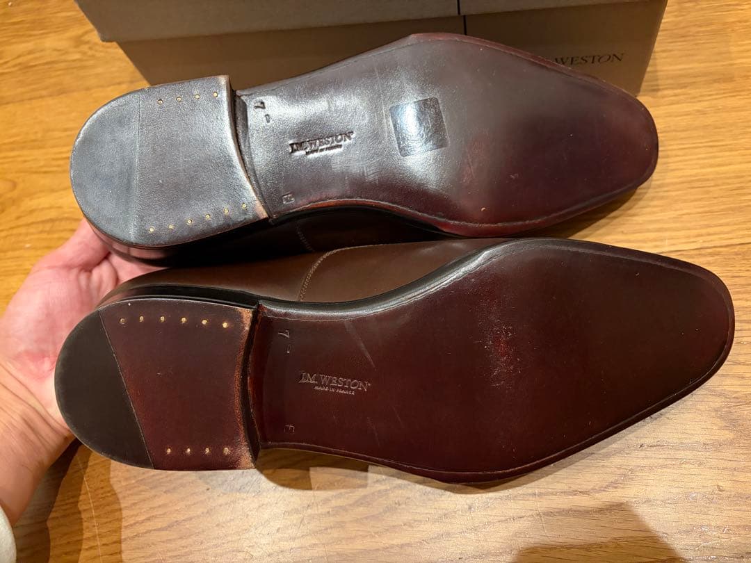 値下不可　J.M.WESTON ウエストン ストレートチップ　レザー　シューズ