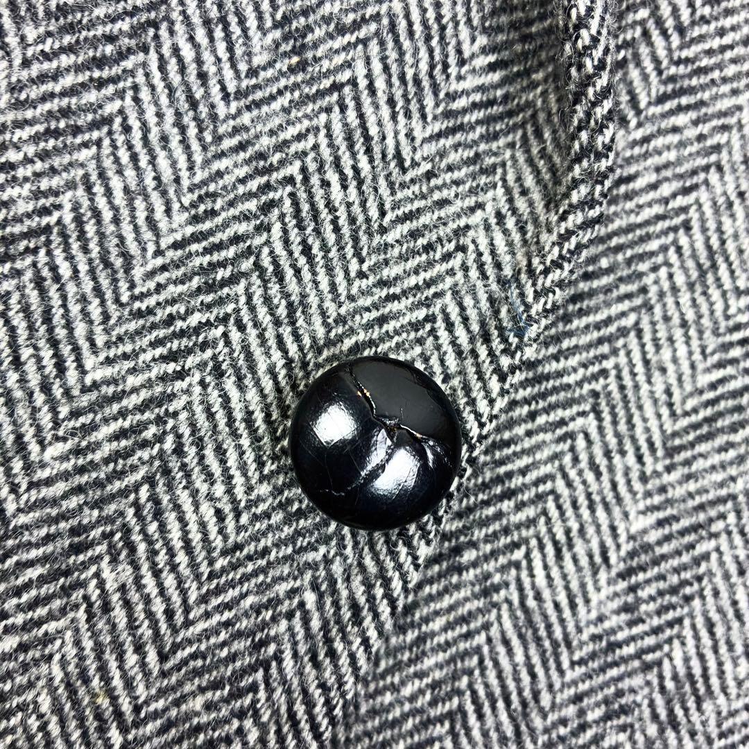 美品　ヴァンヂャケット　ツイード　アンコンジャケット　ヘリンボーン　70年代　Ｓ