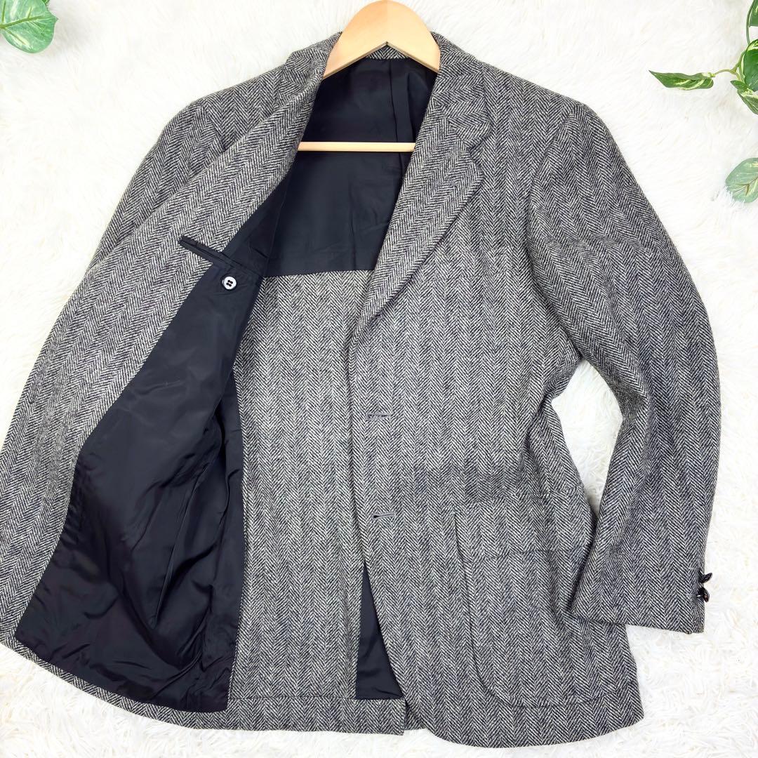 美品　ヴァンヂャケット　ツイード　アンコンジャケット　ヘリンボーン　70年代　Ｓ