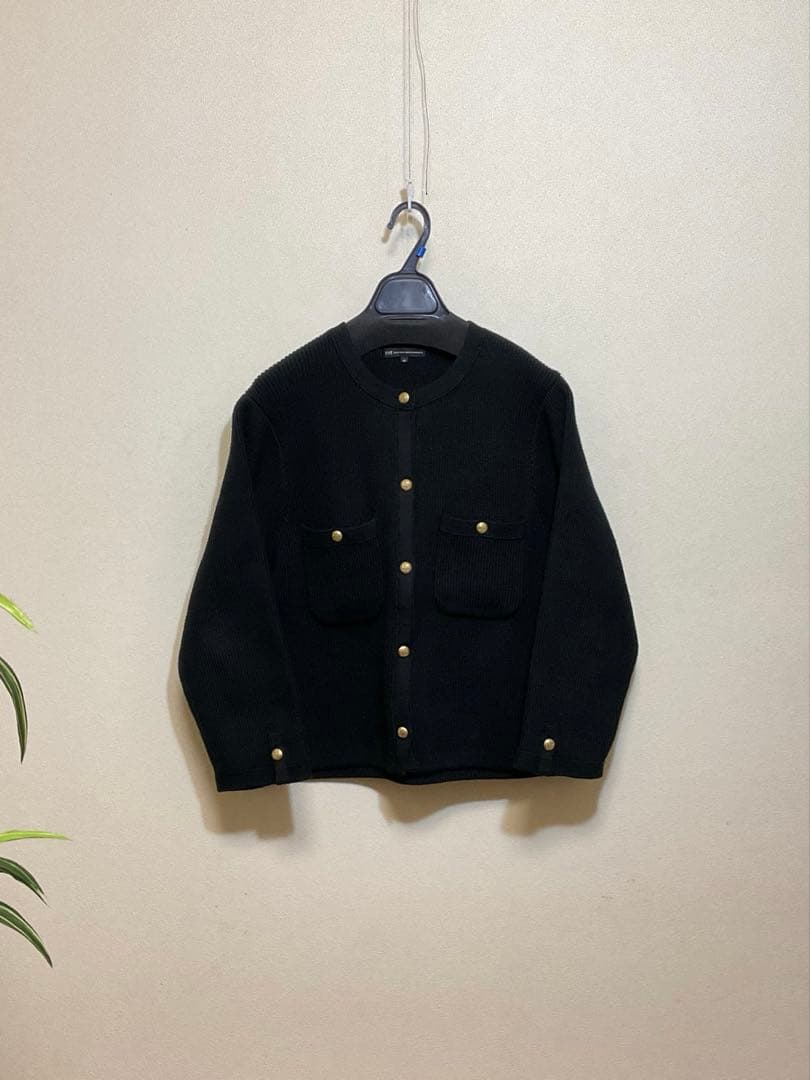 大きいサイズ 23区 コットンリリーニットジャケット(自由区ICBクミキョク)