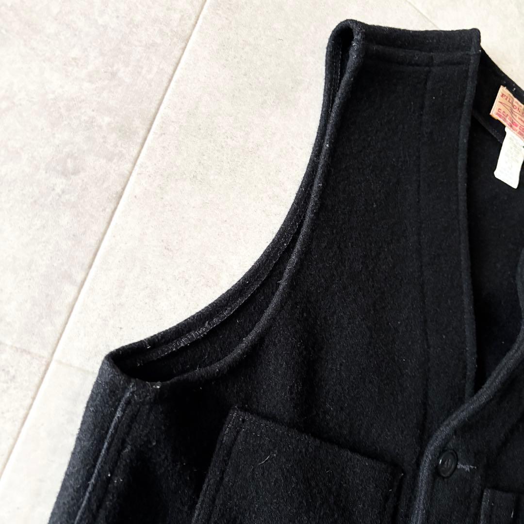 USA製 極美品 4,4万 フィルソン マッキーノウールベスト 40 ブラック