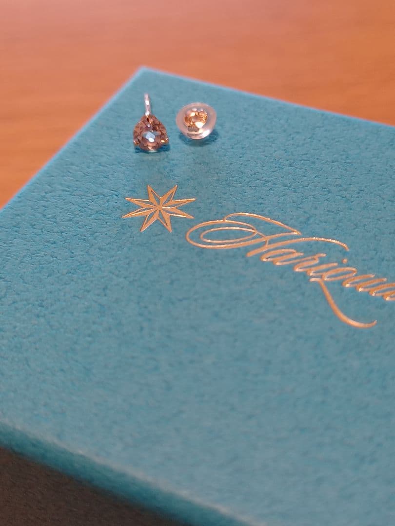 *☆ハリックァ☆*希少ブラジル産レムリアンシードクォーツ片耳ピアス