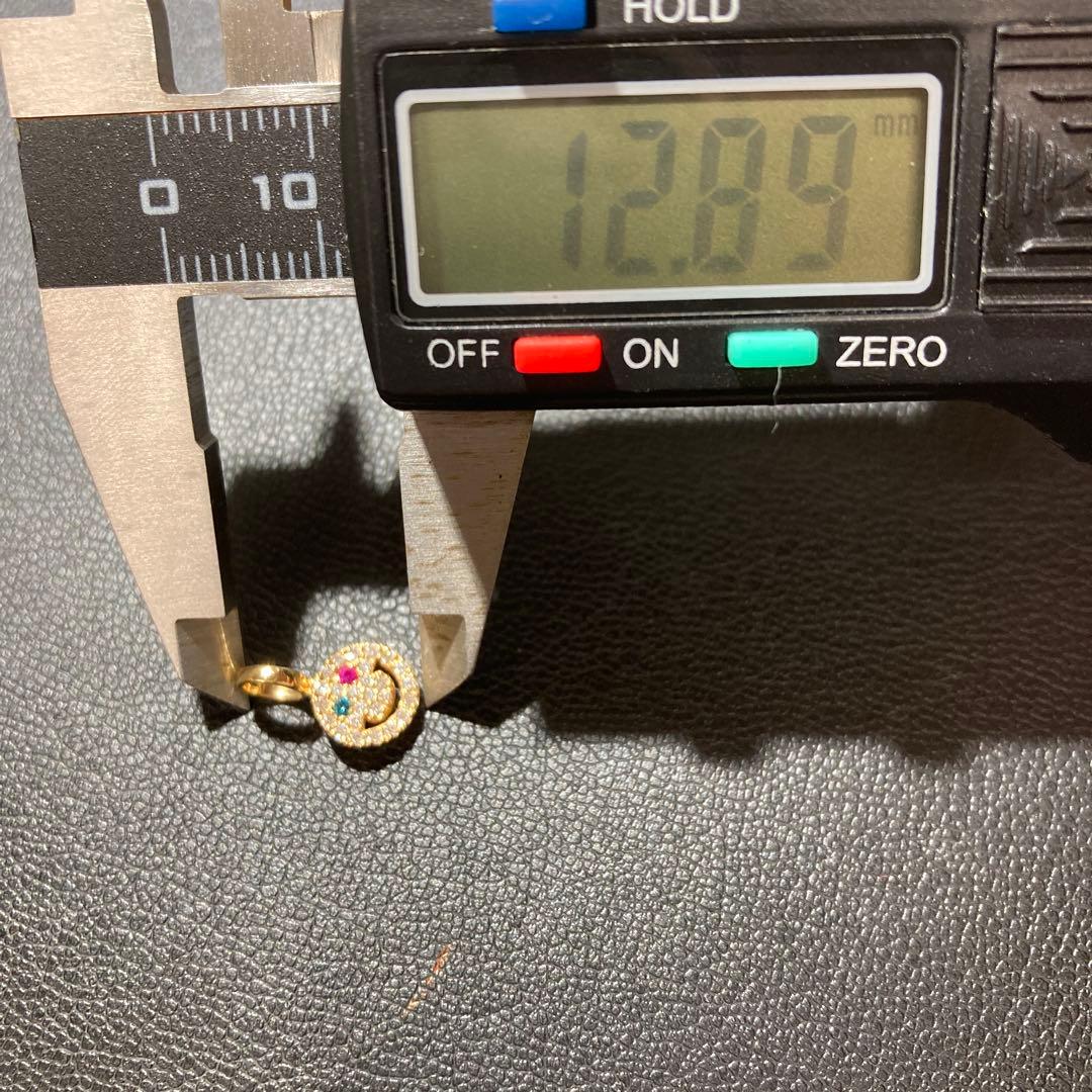 k18 スマイル　ペンダントトップ