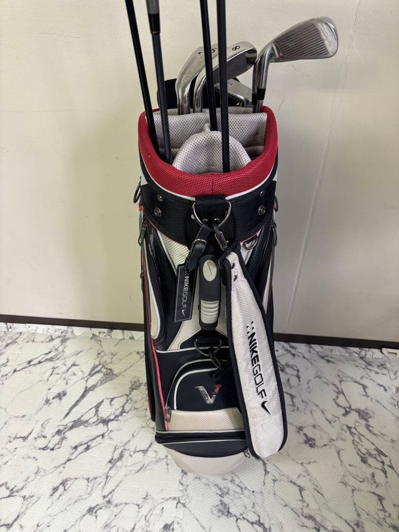 【超お買得】 F-01α×NIKEキャディバッグメンズゴルフクラブセット