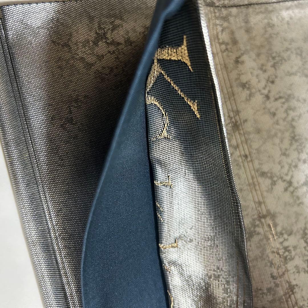 【 さらに値下げ 】 未使用品　シルク箔　煌びやかな　袋帯　着物スキ倶楽部３７６