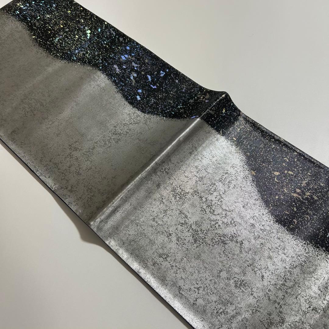 【 さらに値下げ 】 未使用品　シルク箔　煌びやかな　袋帯　着物スキ倶楽部３７６