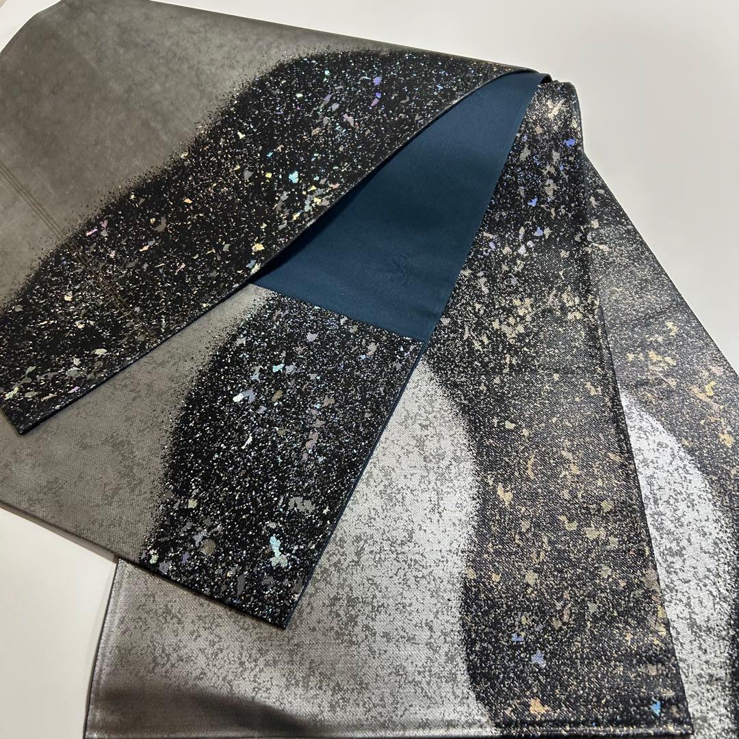 【 さらに値下げ 】 未使用品　シルク箔　煌びやかな　袋帯　着物スキ倶楽部３７６