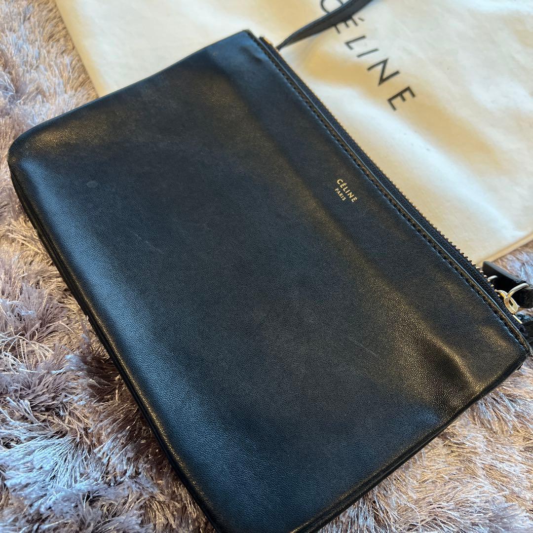 セリーヌ　トリオ　スモール　ショルダーバッグ