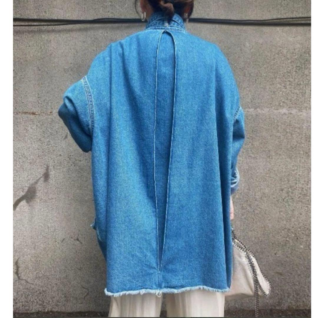 美品　AMERIデニムジャケット 黒石奈緒子着用