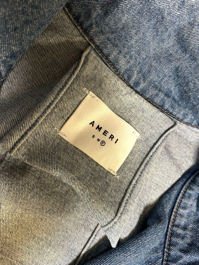 美品　AMERIデニムジャケット 黒石奈緒子着用