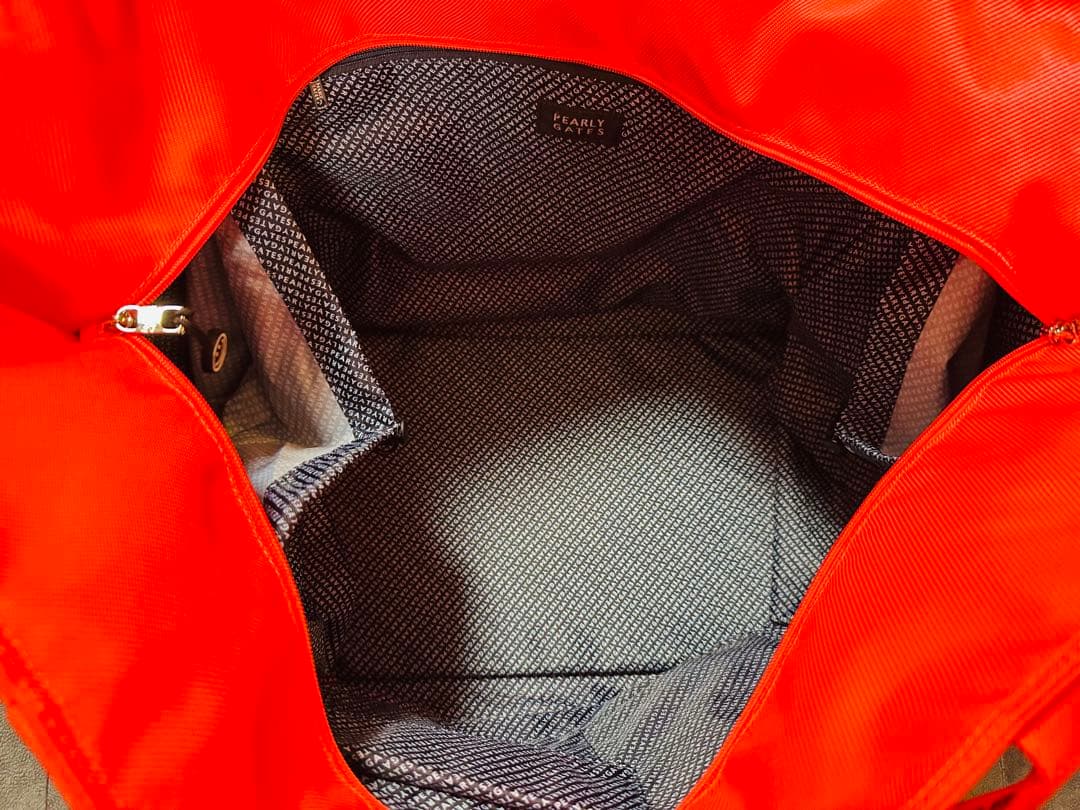 PEARLY GATES オレンジ トートバッグ