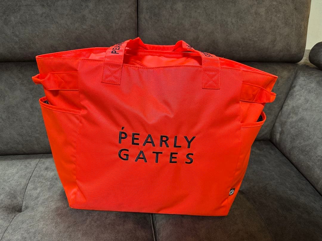 PEARLY GATES オレンジ トートバッグ