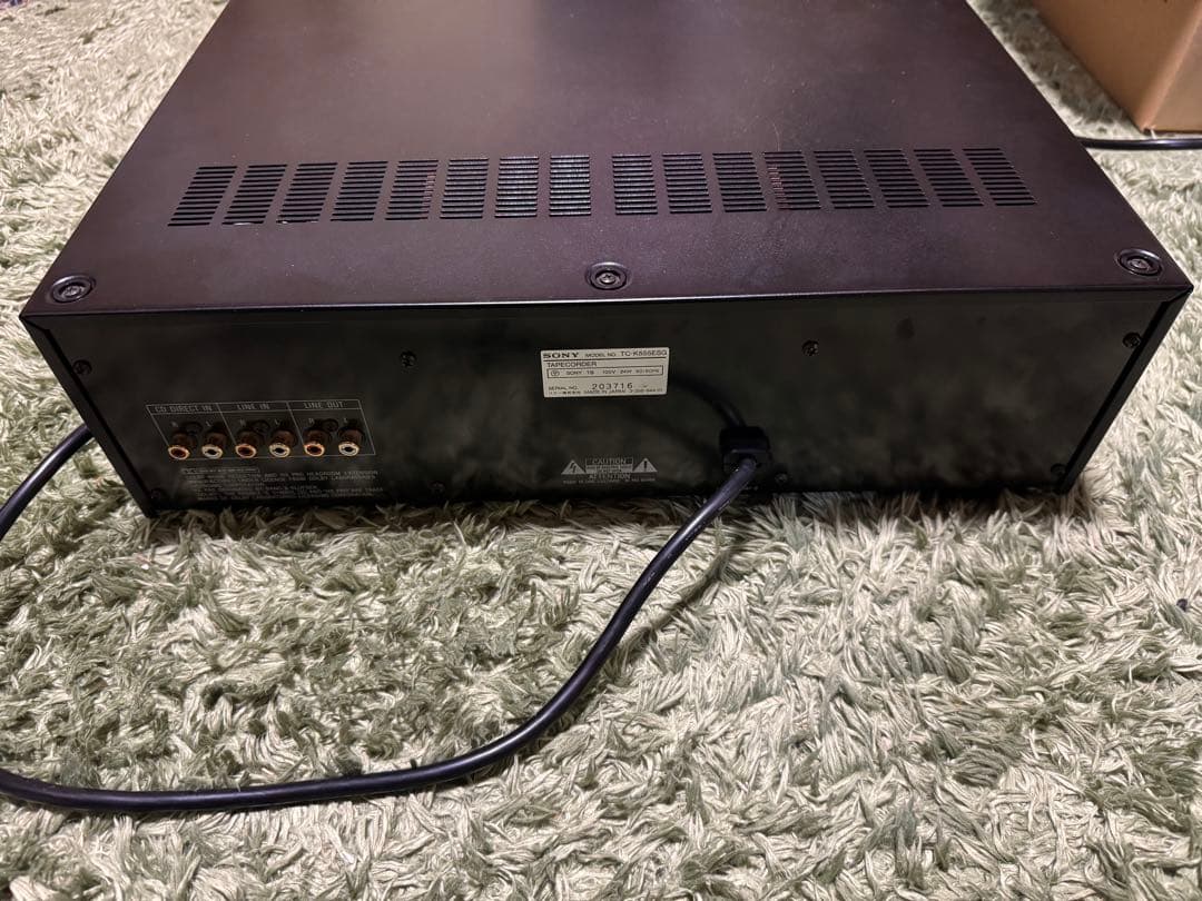 希少品 SONY ソニー TC-K555ESG テープ カセット レコーダー