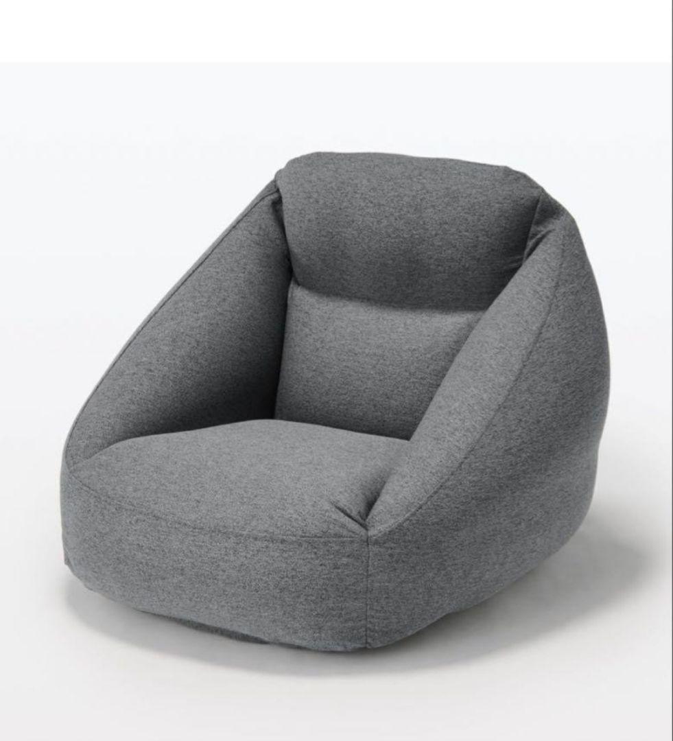 無印良品 空気でできたソファ チャコール