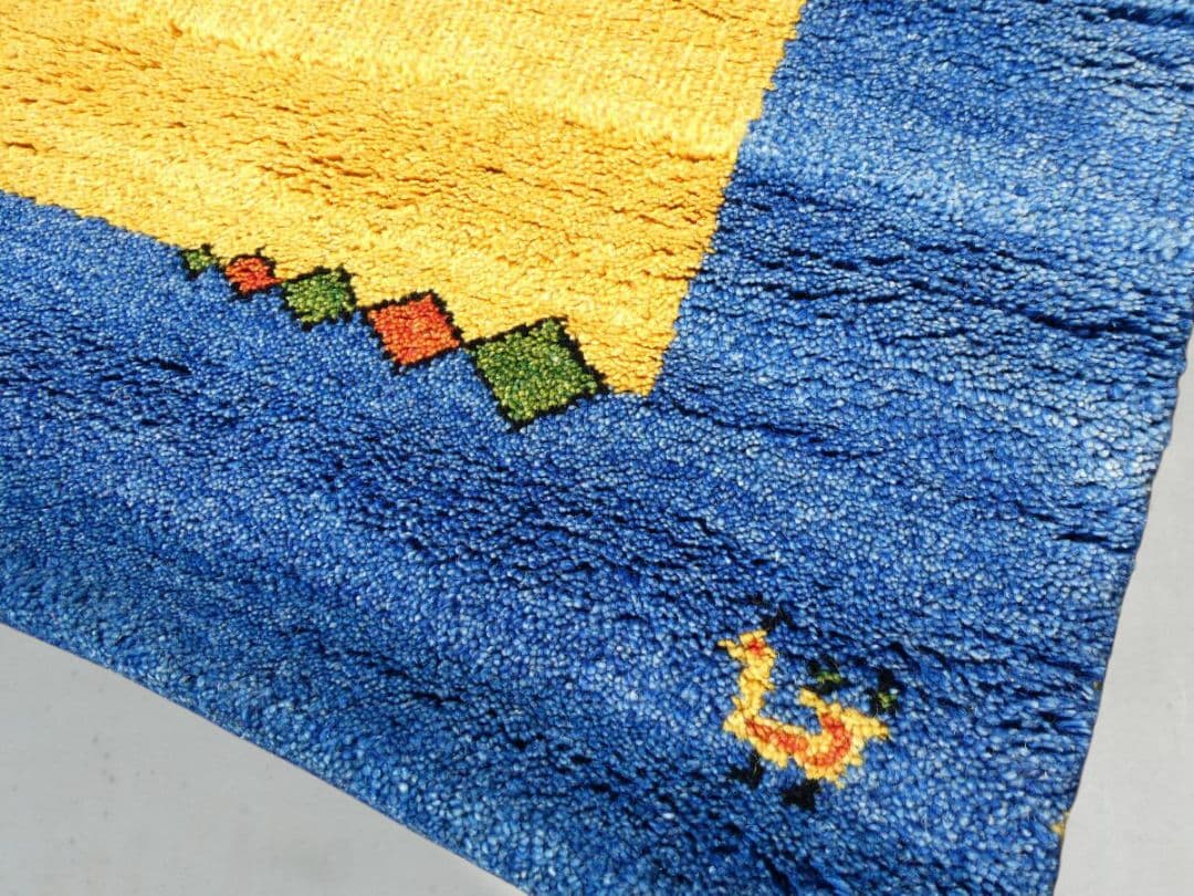 追加購入予約品　196×132cm　ギャッベ　手織り　民族ギャッベ