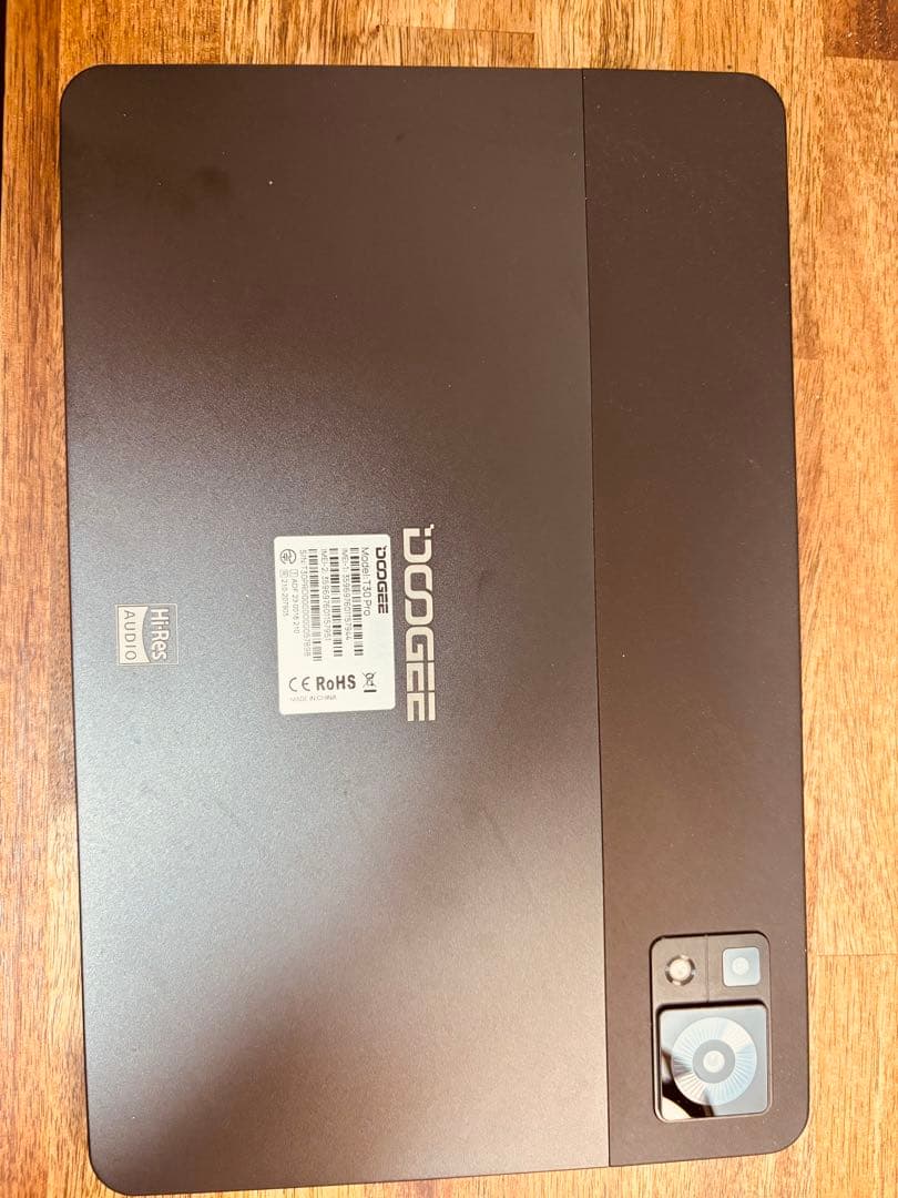 AndroidタブレットDOOGEE T30 Pro 2.5K ハイレゾ対応