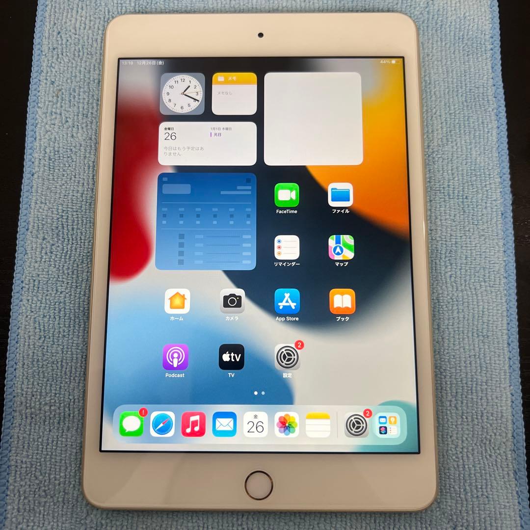 Apple iPad mini 4 ゴールド 128GB Wi-Fiモデル