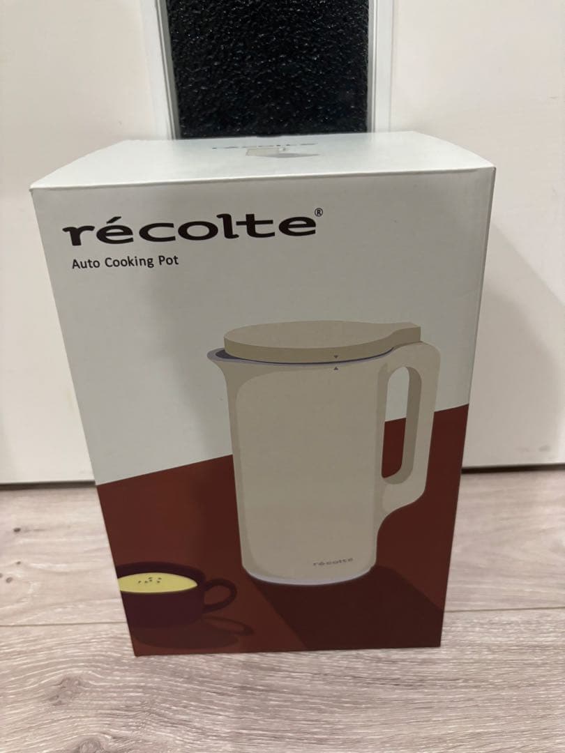 【新品未開封】レコルト　オートクッキングポット　スープメーカー　クリームホワイト