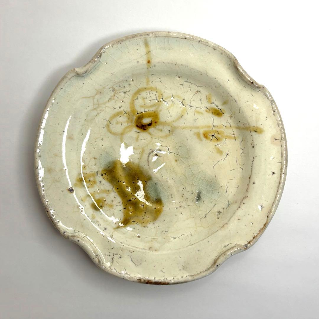 永江港史さん　絵志野焼　鹿　梅　鉢　小皿5枚セット