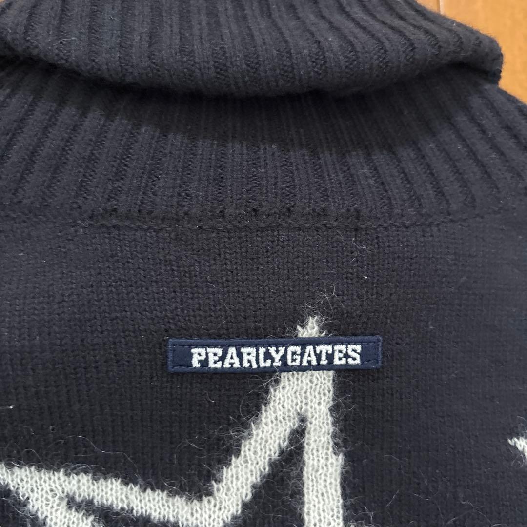 PEARLY GATES 星柄タートルネックセーター サイズ0
