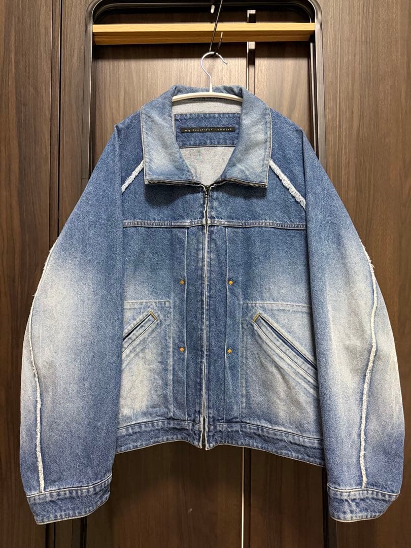 ジャケット・アウター my beautiful landlet 11.5oz DENIM JACKET