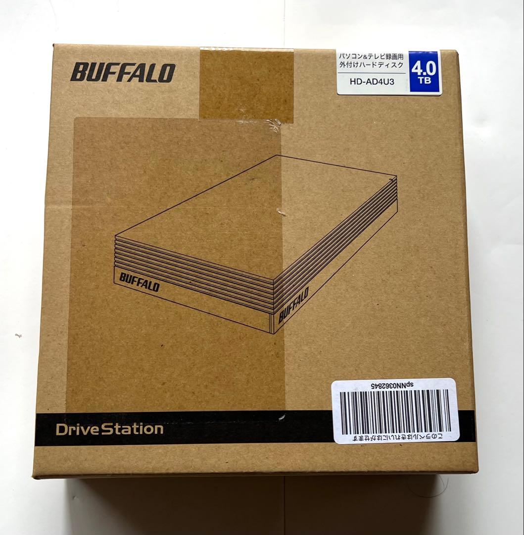 BUFFALO外付けHDD HD-AD4U3