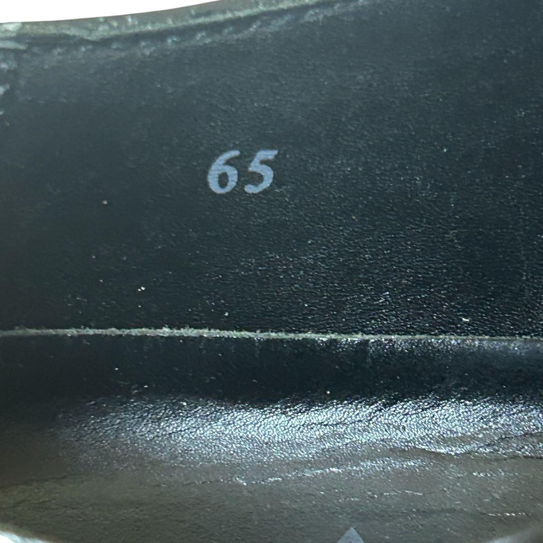 【美品】ダブルエイチ/WH プレーントゥ　レギュラー　ブラウン　ビブラム　6.5