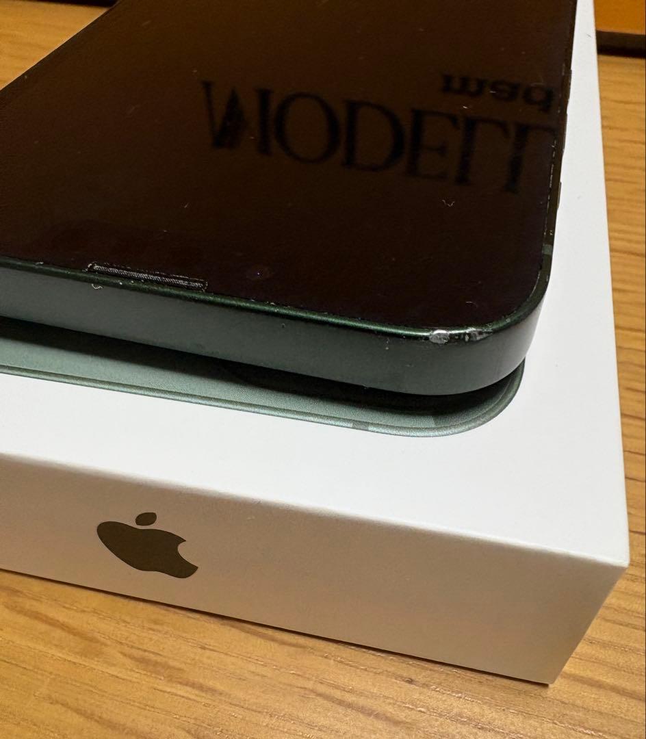 iPhone13 128GグリーンSIMフリー美品！