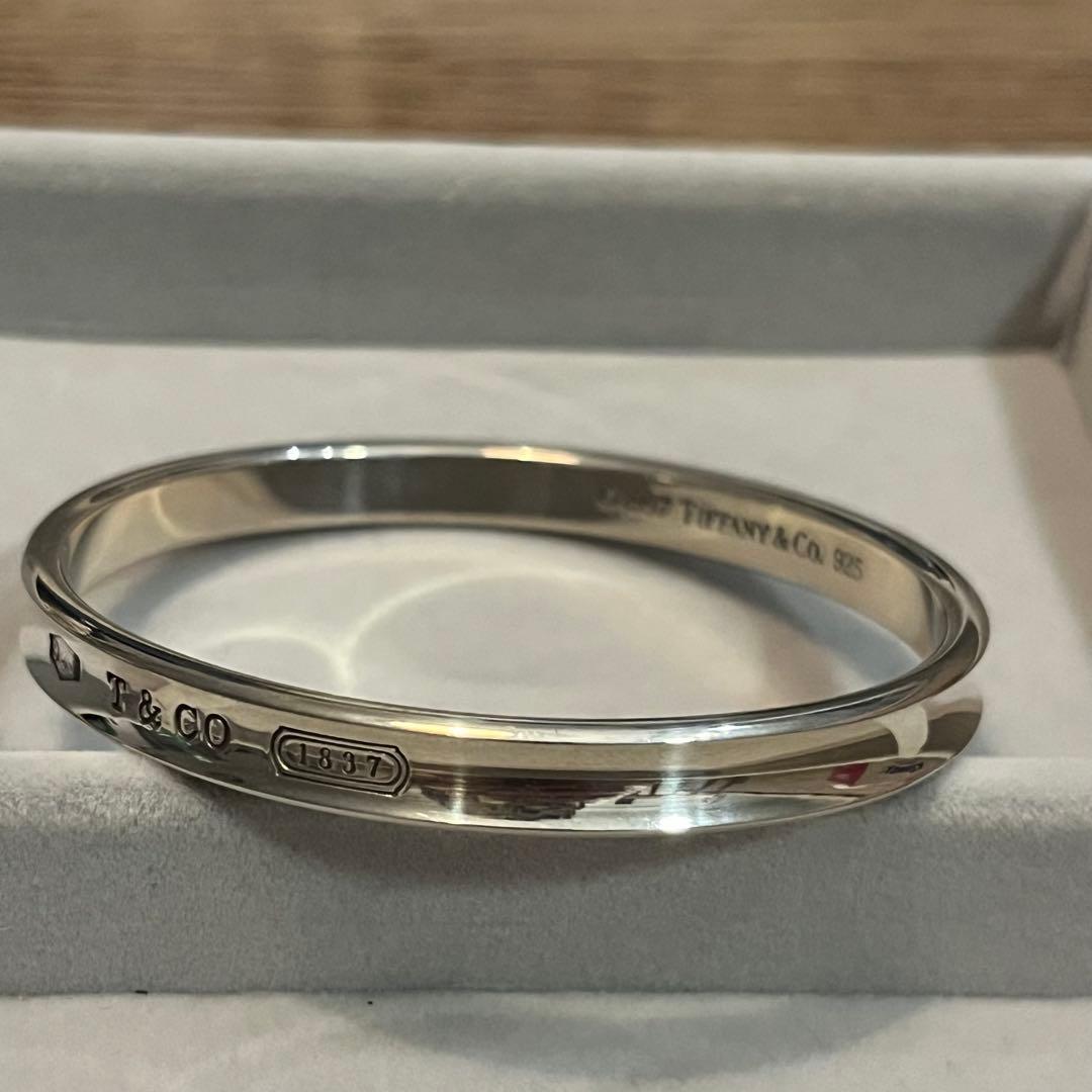 人気❣️ティファニー 1837ナローバングル925 18cm