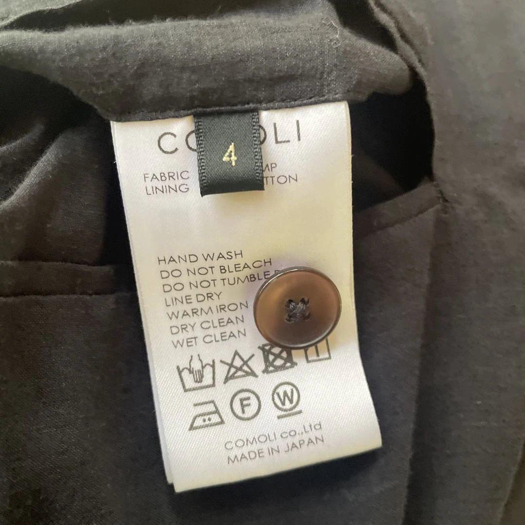 COMOLI 24SS カナパスタンドカラージャケット サイズ4