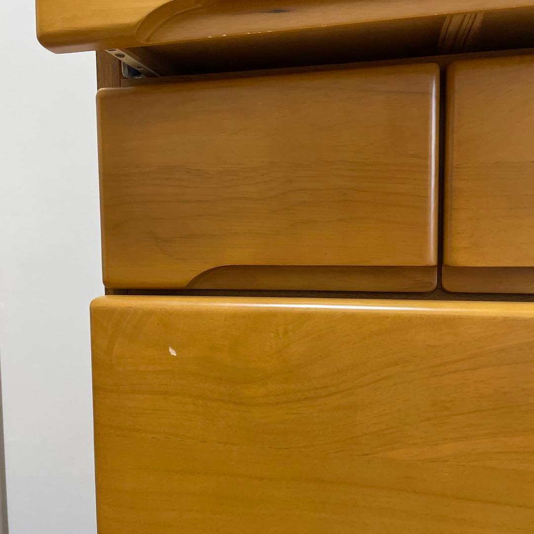 ニトリ ハイチェスト 、ナチュラルウッドのハイチェスト、ミニタンス、木製タンス、