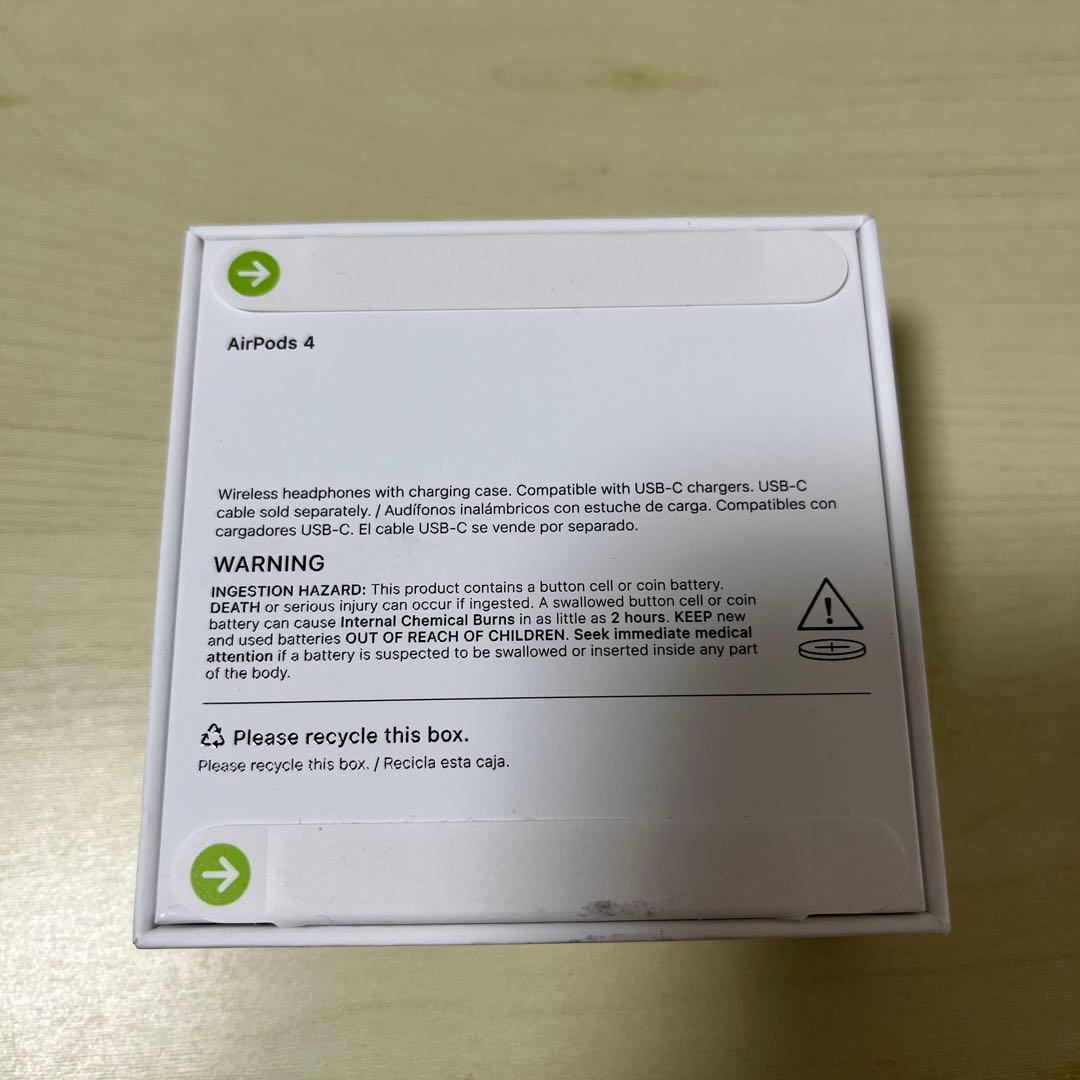 AirPods 4 本体 USB-C対応