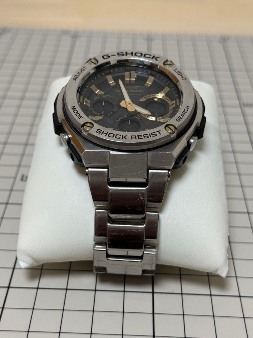 g-shock GST-W110D-1A9JF g-steel メタルバンド