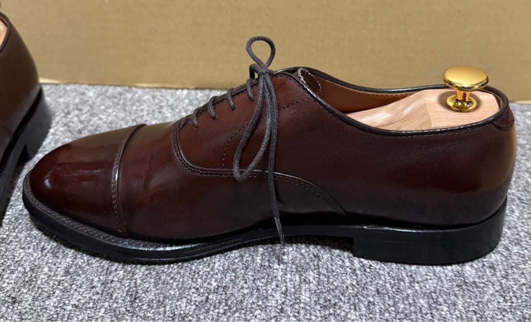 【美品】ALDEN オールデン ストレートチップ US8D ヒール新品交換済