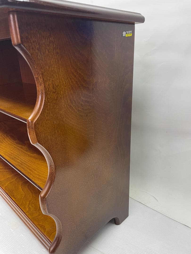 r*s様 karimoku ダークブラウン シェルフ 3段　09c80