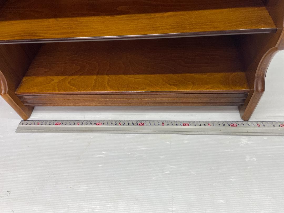 r*s様 karimoku ダークブラウン シェルフ 3段　09c80