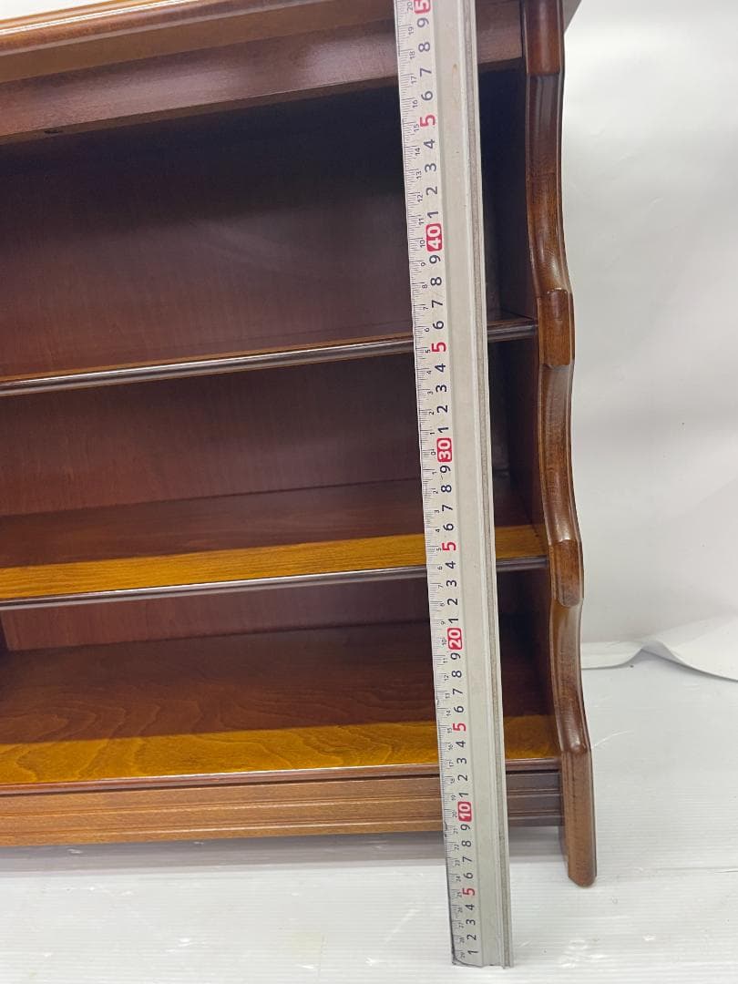 r*s様 karimoku ダークブラウン シェルフ 3段　09c80