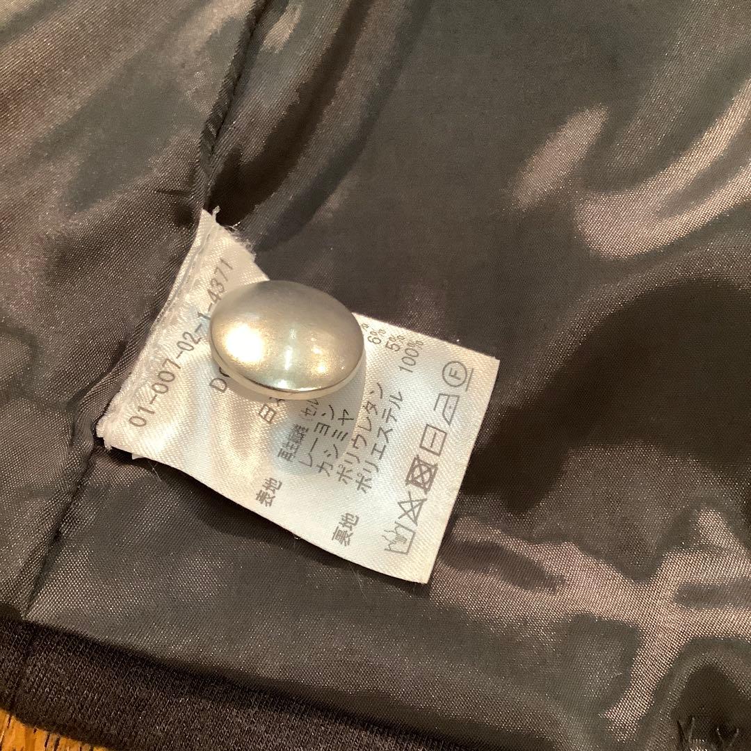 AUXCA.TRUNK ソフトリュクスカシミヤダブルジャケット　DGRAY