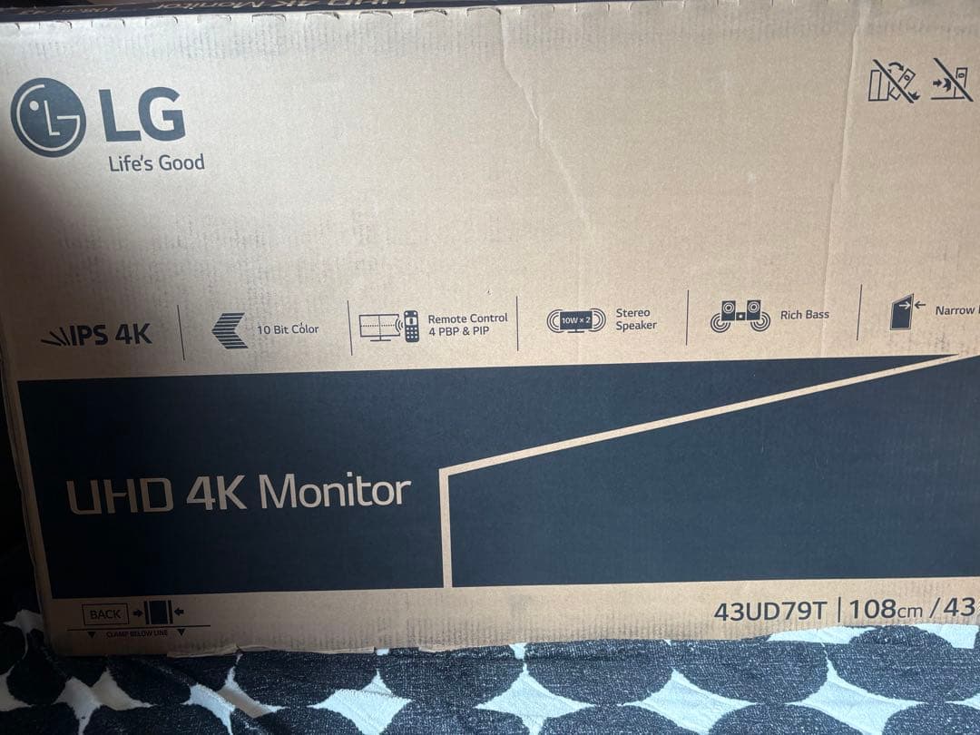 LG UHD 4K Monitor 43UD79T 43インチ