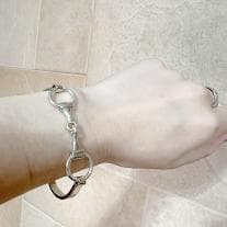 【馬愛】ホースビットモチーフバングル｜馬具モチーフ