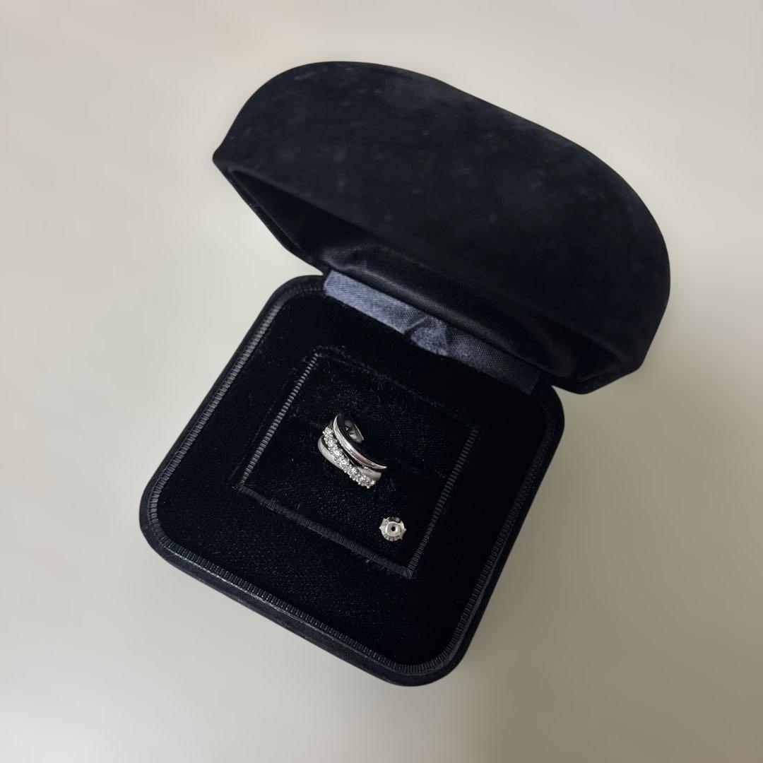 【TASAKI】タサキ　メレダイヤホワイトゴールド　ピアス　片耳⭐️週末sale⭐️