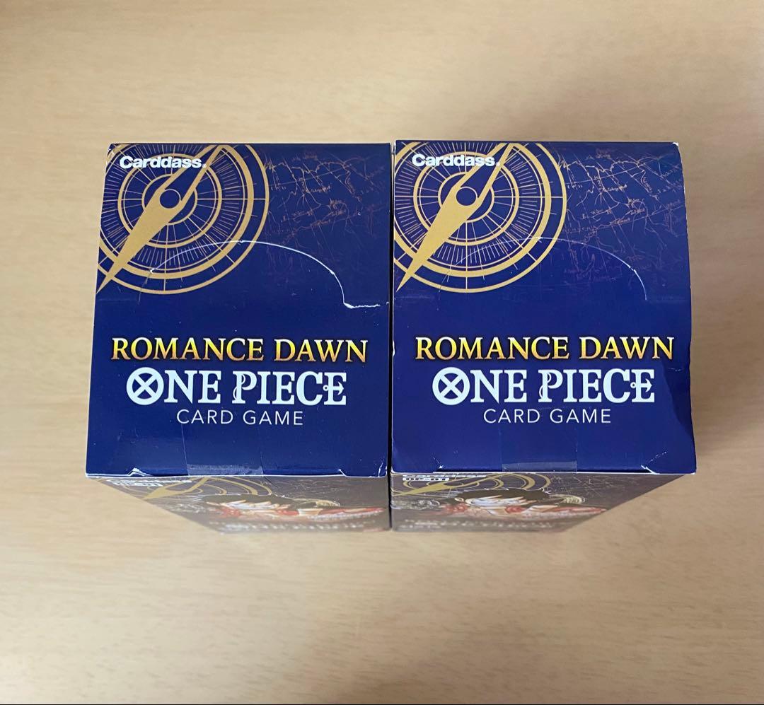 ワンピースカード ロマンスドーン BOX テープカットなし　未開封2BOXセット