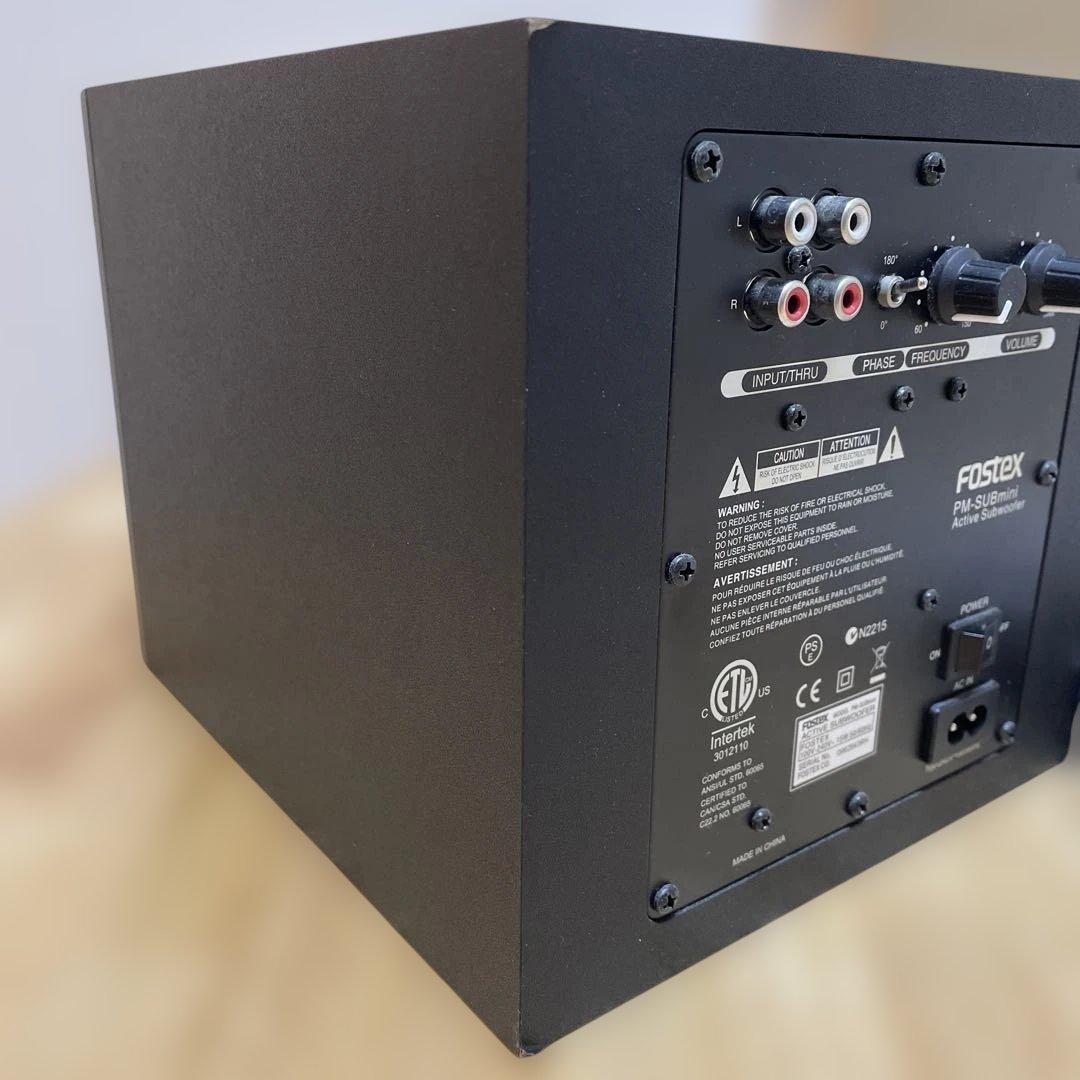 Fostex PM-SUBmini アクティブサブウーファー　ジャンク