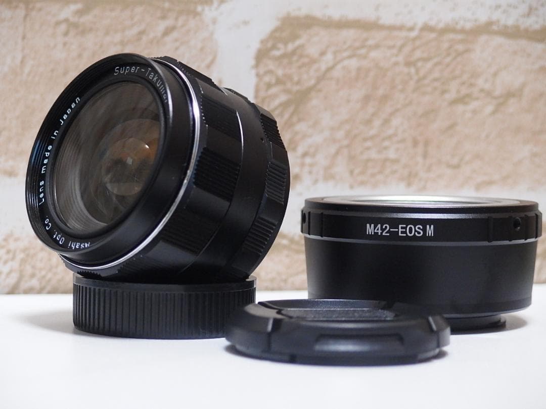 Super Takumar 28mm F3.5 EOS Mマウントアダプター付