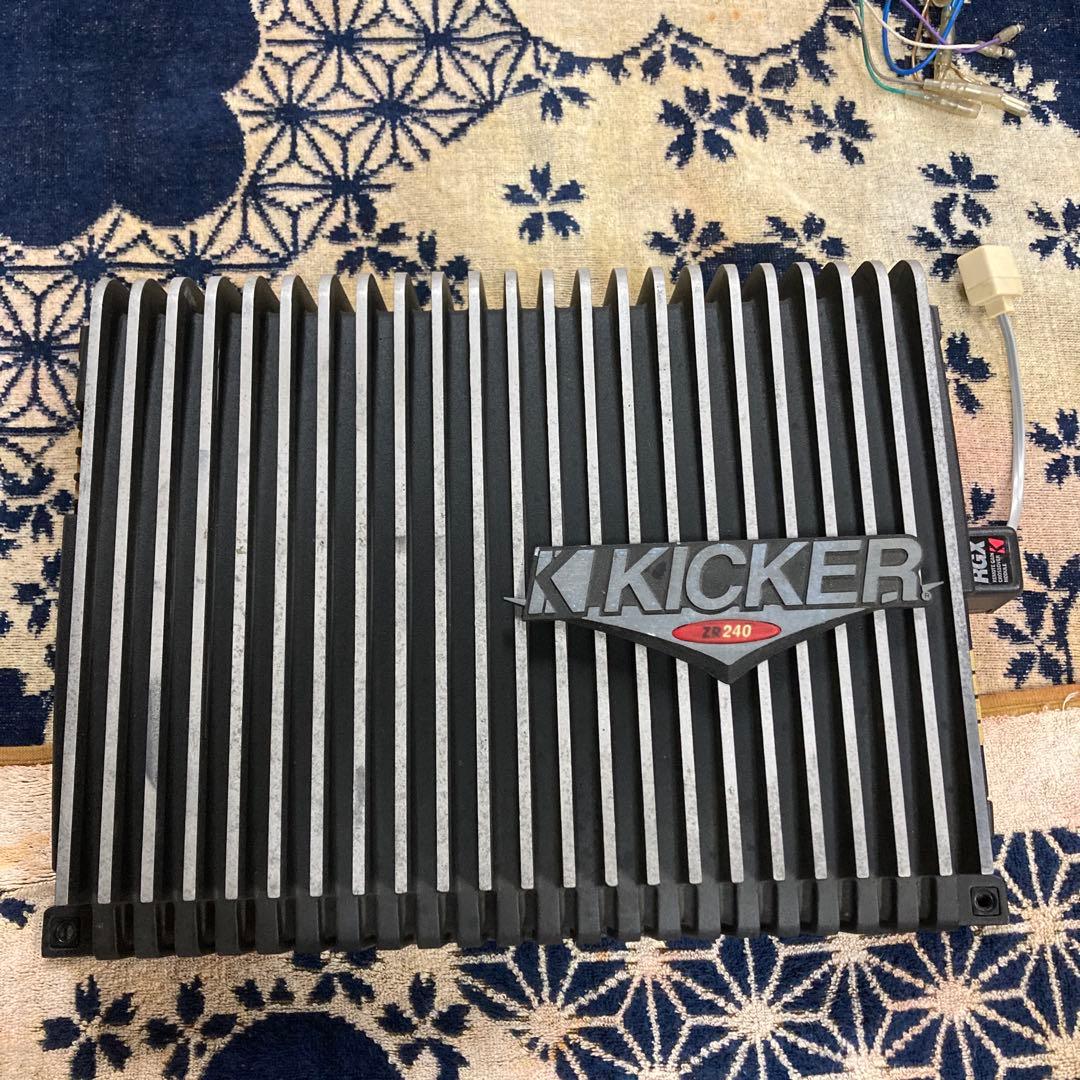 KICKER ZR240 2チャンネルアンプ