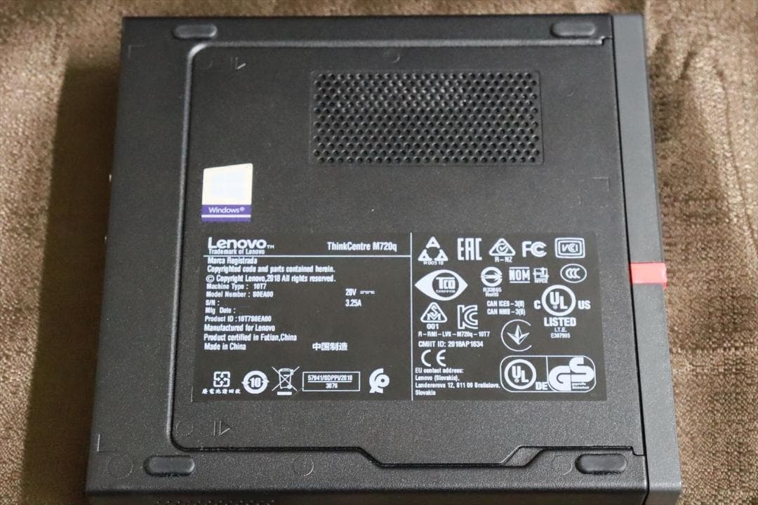【省スペースPC】Lenovo Think Centre M720q
